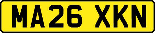 MA26XKN
