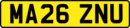 MA26ZNU
