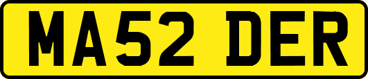 MA52DER