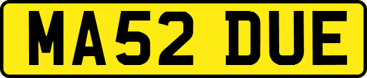 MA52DUE