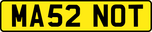 MA52NOT