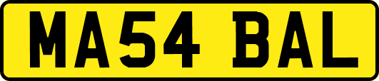 MA54BAL