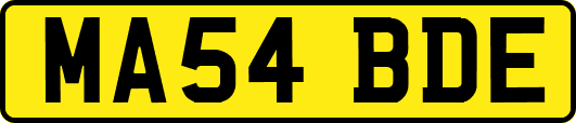 MA54BDE
