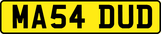 MA54DUD