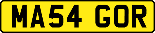 MA54GOR