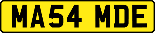 MA54MDE