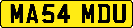 MA54MDU