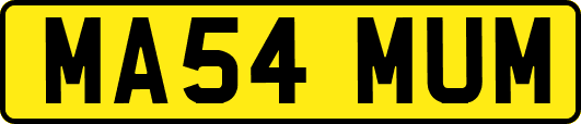 MA54MUM