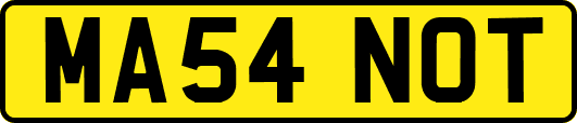 MA54NOT