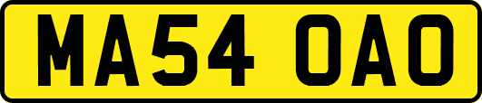 MA54OAO