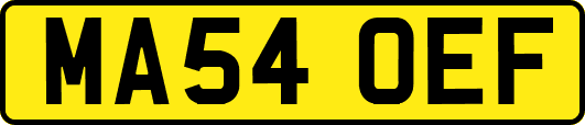 MA54OEF