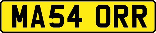 MA54ORR