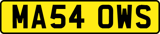 MA54OWS
