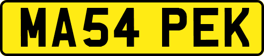 MA54PEK