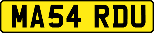 MA54RDU