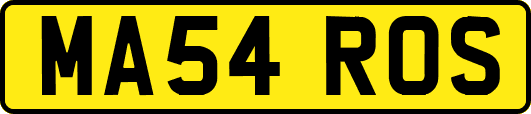 MA54ROS