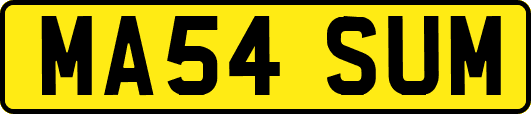 MA54SUM