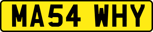 MA54WHY