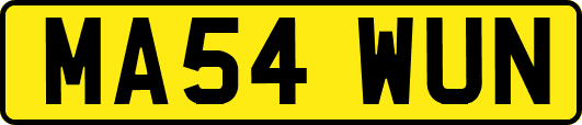MA54WUN