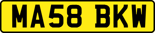 MA58BKW