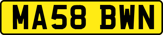MA58BWN
