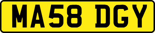 MA58DGY