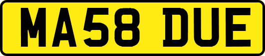 MA58DUE