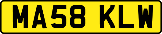MA58KLW