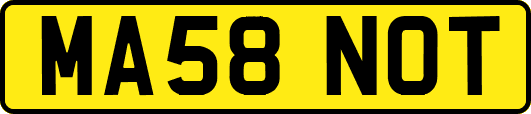 MA58NOT