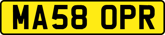 MA58OPR
