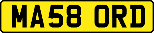 MA58ORD