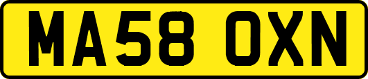 MA58OXN