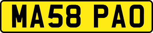 MA58PAO