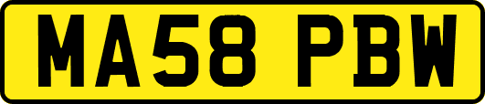 MA58PBW
