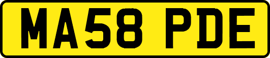 MA58PDE