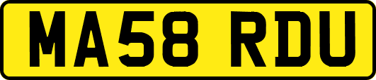 MA58RDU