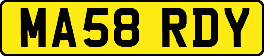 MA58RDY