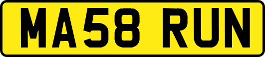 MA58RUN