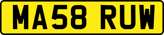MA58RUW