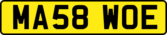 MA58WOE