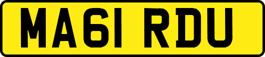MA61RDU