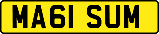 MA61SUM