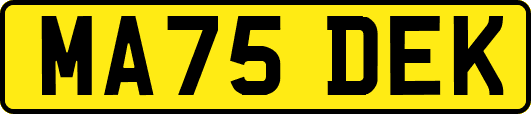 MA75DEK