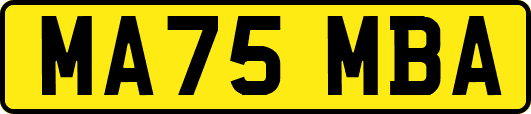MA75MBA