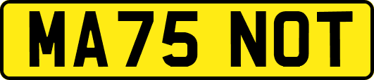 MA75NOT