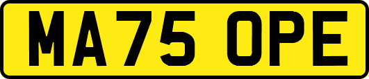 MA75OPE
