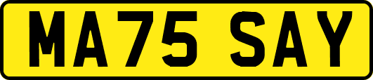 MA75SAY