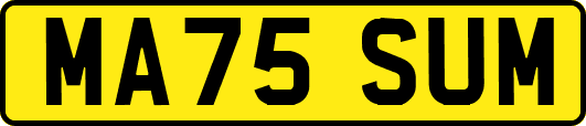 MA75SUM