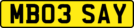 MB03SAY