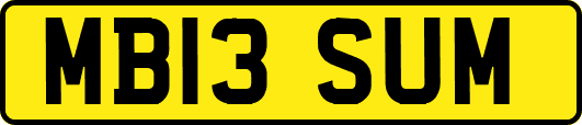 MB13SUM